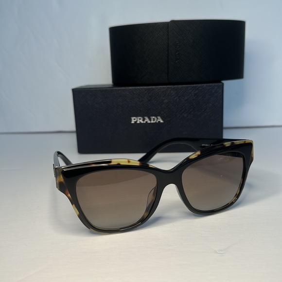 New - Prada Sunglasses Prada PR 23 XSF Black/Havana Media - Picture 5 of 14